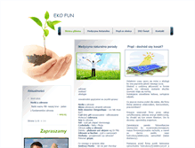 Tablet Screenshot of ekofun.pl